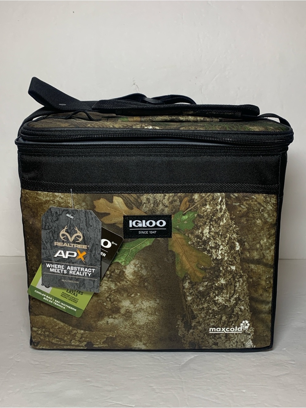 Igloo 18 Cans Hardliner Camouflage Realtree Cooler Shoulder Bag Outdoors NWT